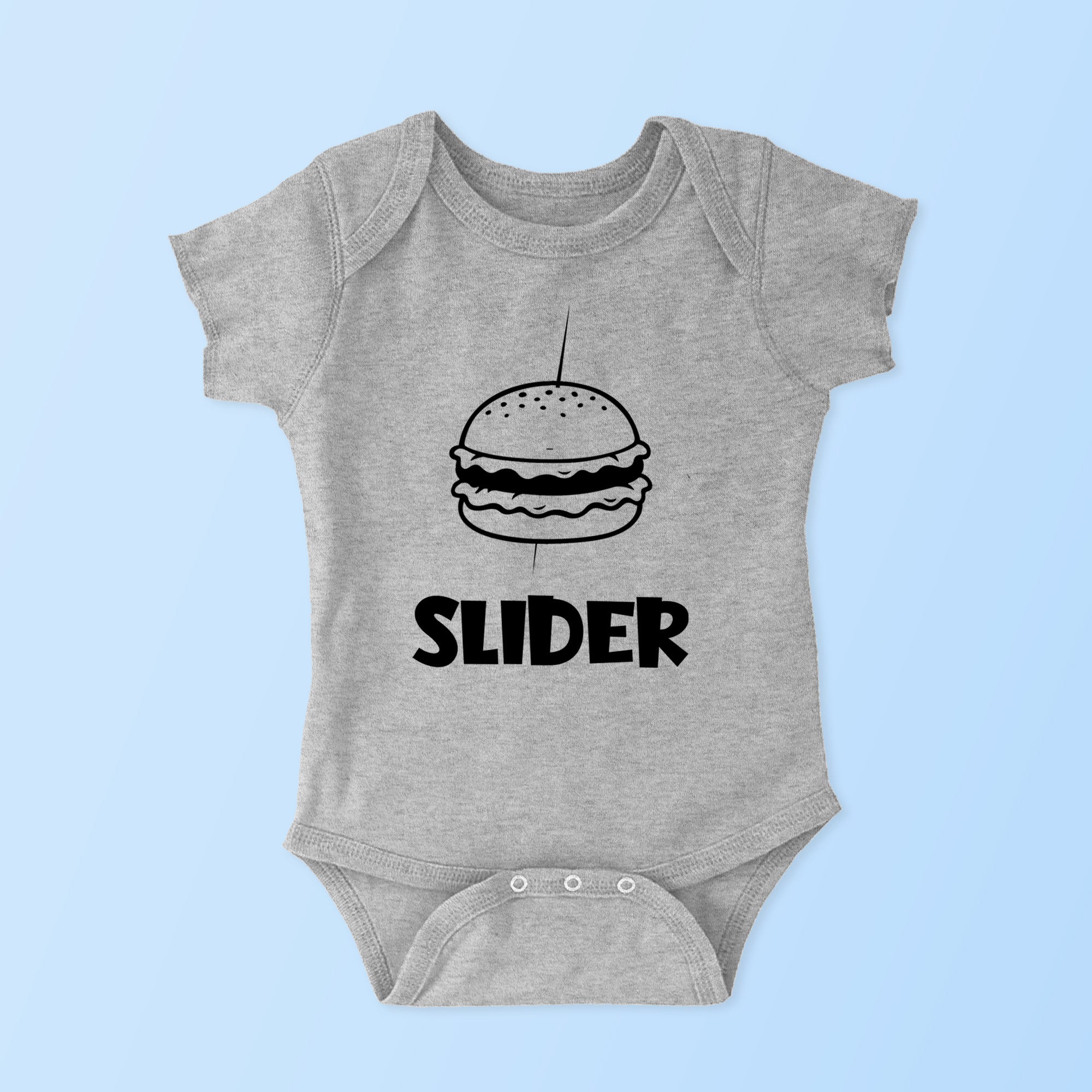Burger & Slider Tees (Matching Shirts & Onesie Set)